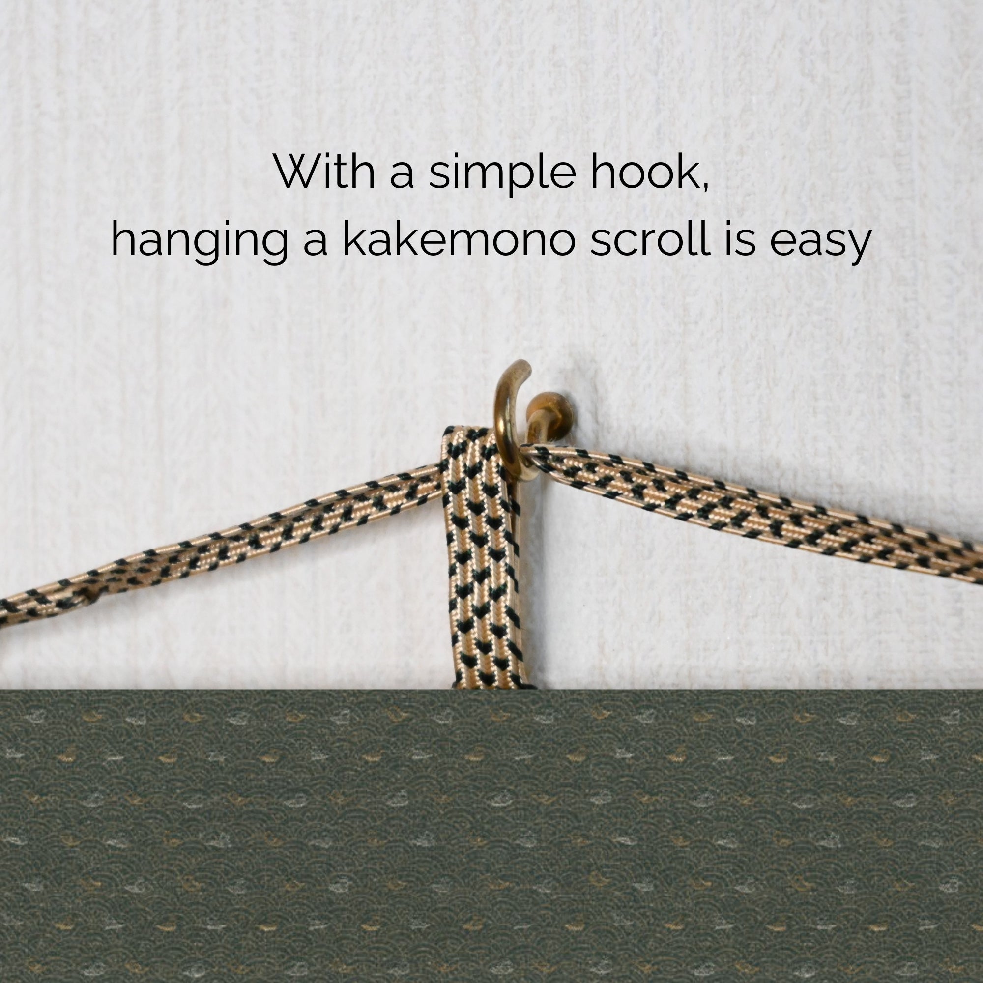 Japanese Martial Arts Ichiban Kakemono Wall Scroll – Black Belt Illustration