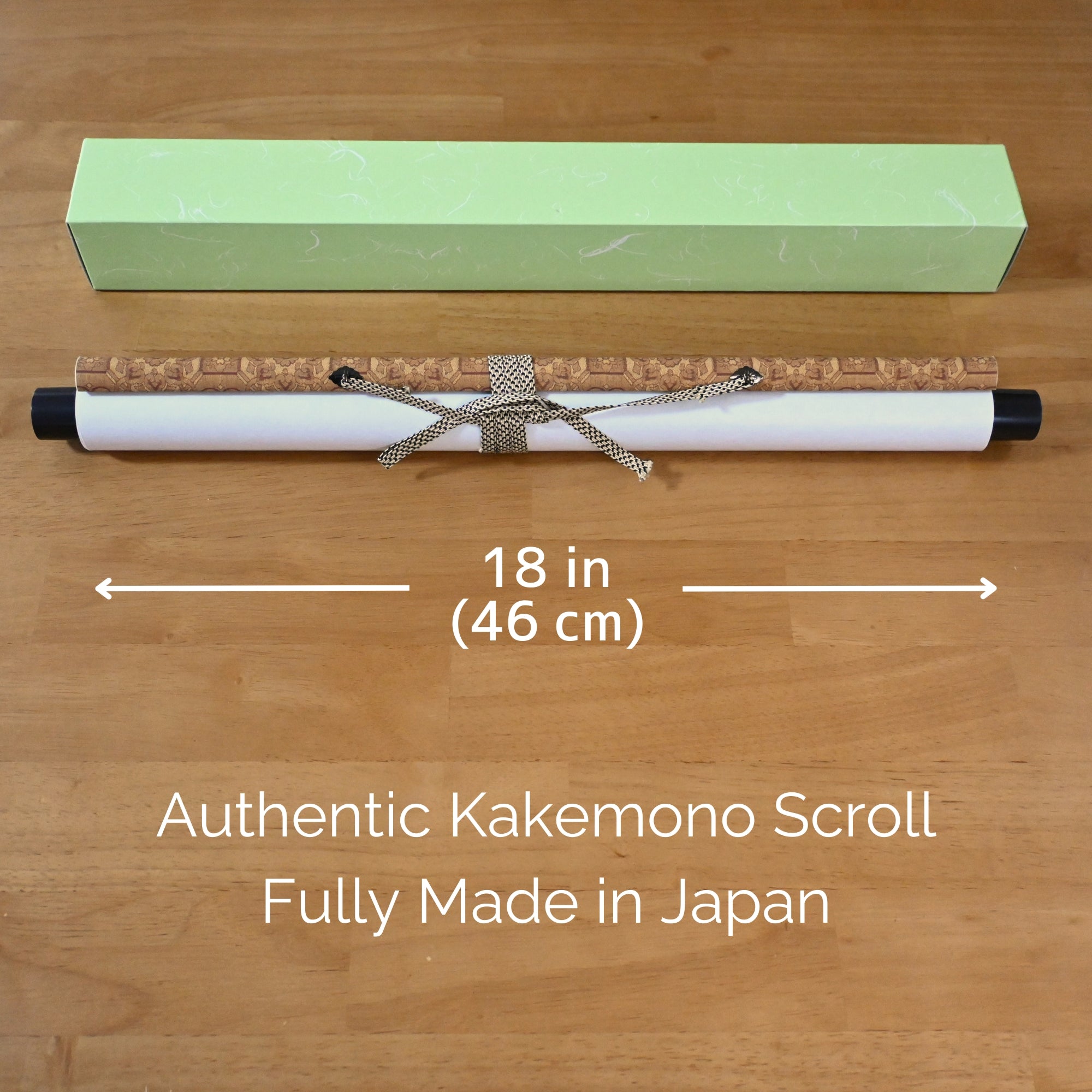 Pergamino de pared Kakemono de samurái japonés – Samurái montado con espada en caballo blanco 