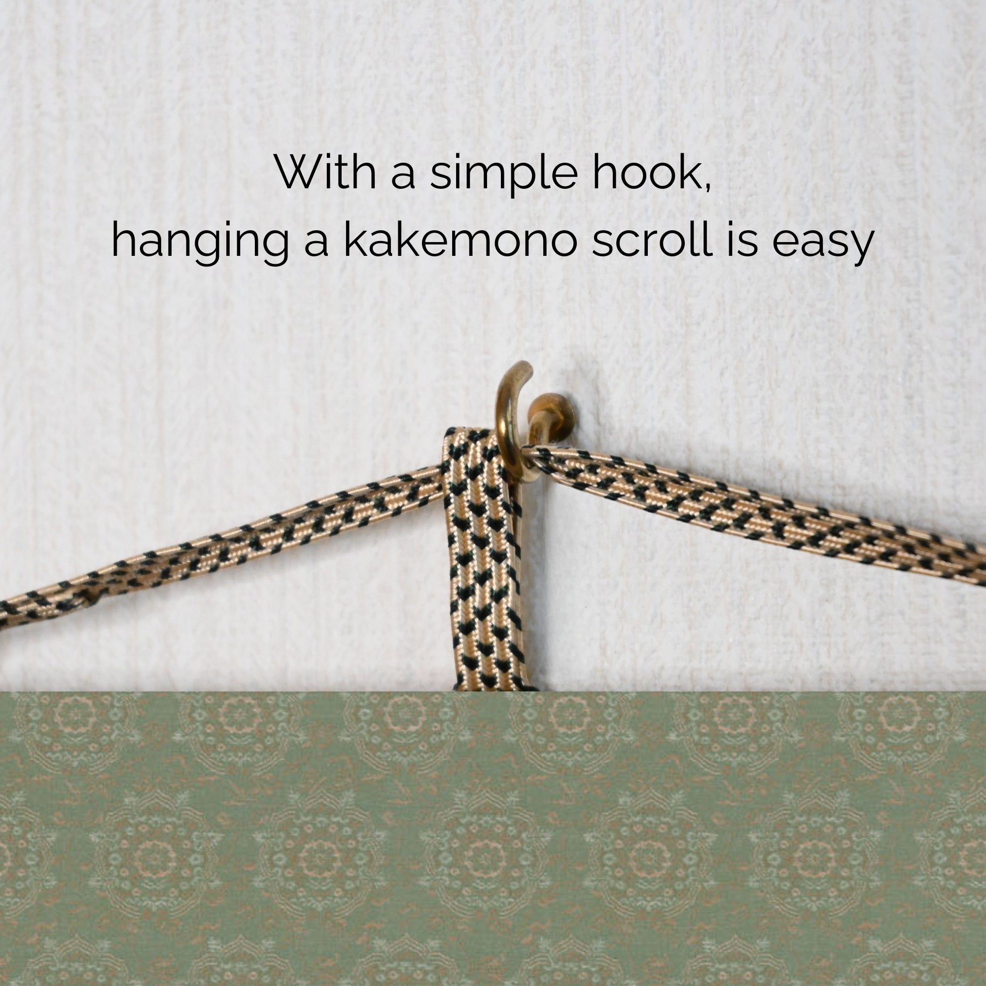 Pergamino japonés Kakemono de Matcha – Batidor de Matcha y ceremonia del té 